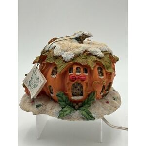 VTG Silvestri Pumpkin Inn Lighted Village House Dean Griff Halloween‎ Holiday